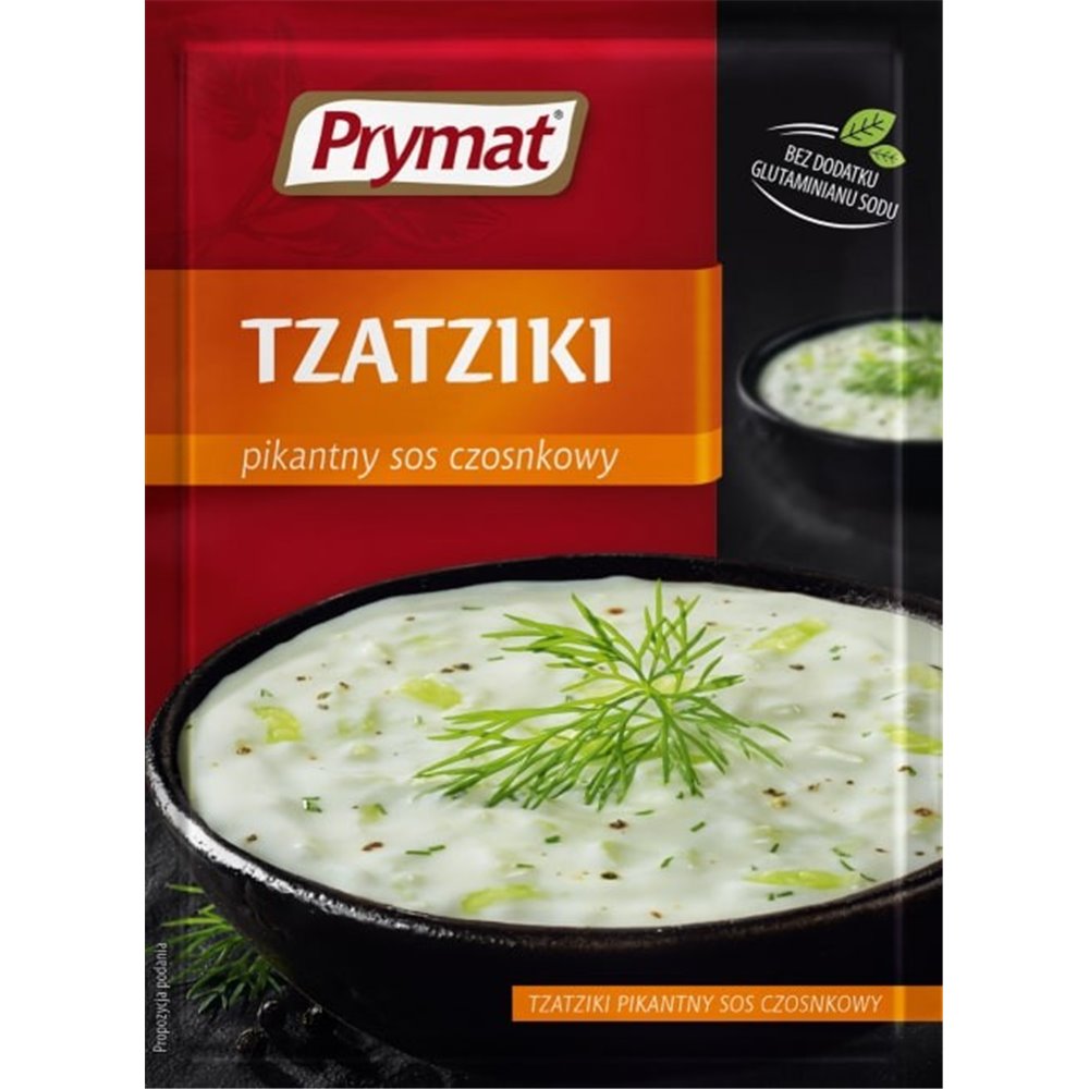 PRYMAT Tzatziki pikantny sos czosnkowy